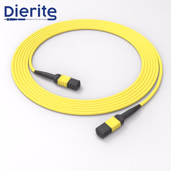 Optical Fiber Trunk Cable MTP 24 12 Core Om3 Om4 Multi Mode Jumper 50/125 Patch Cord MPO Fiber