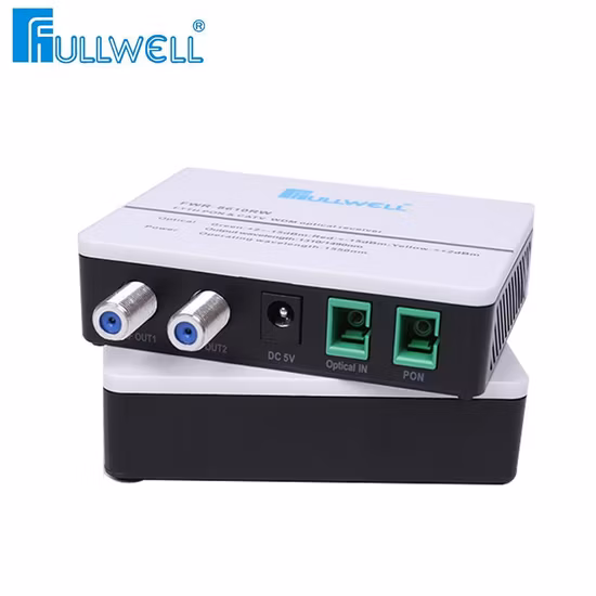 Fiber Optic / Optical Node FTTH Wdm Receiver for Analog &Digital TV