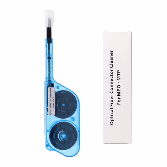 FTTH One Click 1.25mm 2.5mm LC/Sc/MPO Optical Connector Cleaning Cassette Box/Pen/Swab Stick/Kimwipes Fiber Optic Cleaning Tool
