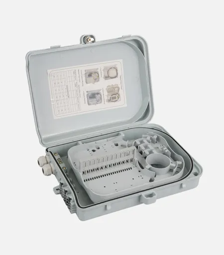 China Good Quality Outdoor Plastic Fiber Optic Cable Distribution Terminal Box
