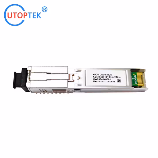 1.25g/2.5g Xpon Stick ONU SFP Module Tx1319/Rx1490nm Sc Connector SFP Transceiver for Both Gpon and Epon